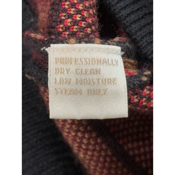 Dana Buchman Women's Wool Cardigan Sweater Button-Up Vintage Nordic Size M - Picture 8 of 8